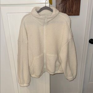 Old Navy Cream Sherpa Jacket